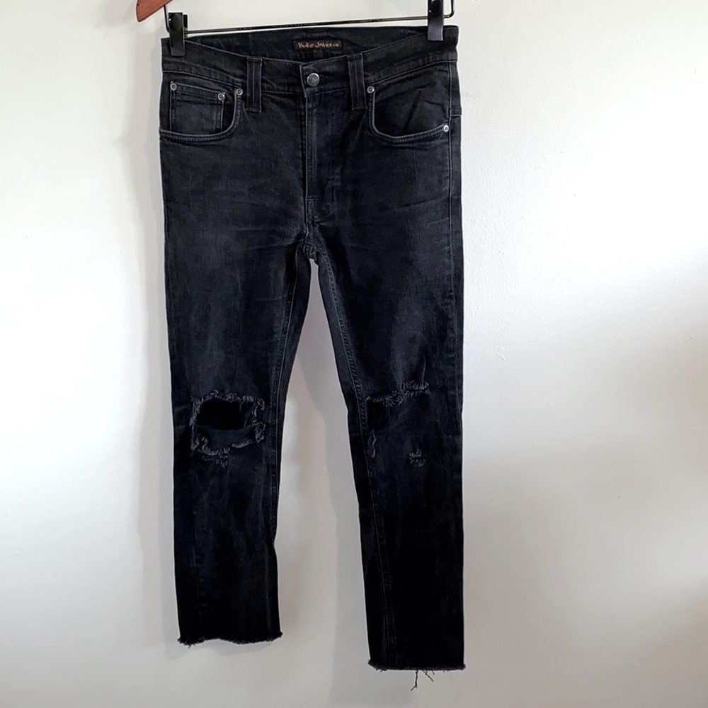 NUDIE JEANS Thin Finn Straight Leg Jeans UNISEX
